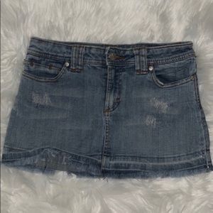 Y2K Younique blue mini denim skirt